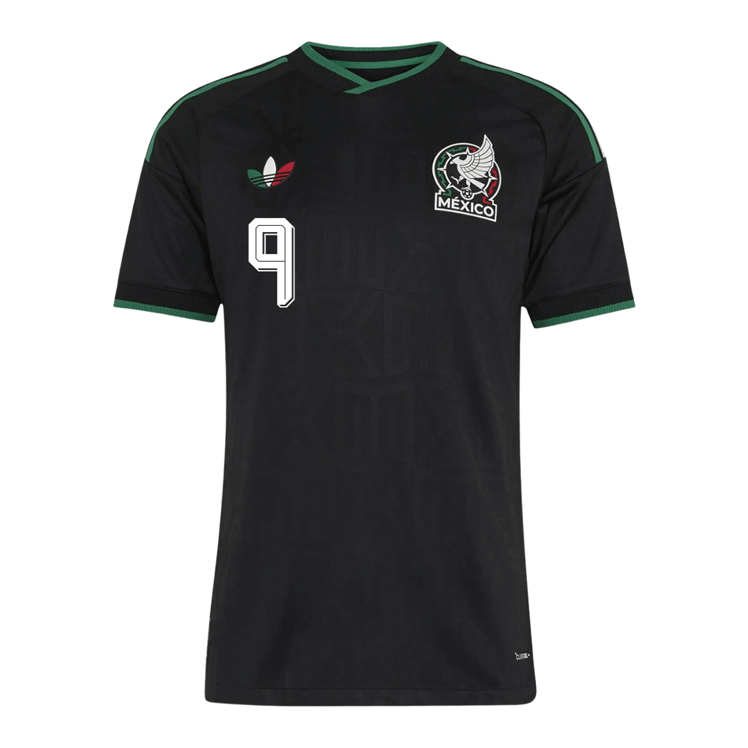 Mexiko Tröja RAÚL #9 2026 Tredje Autentisk Svart-2