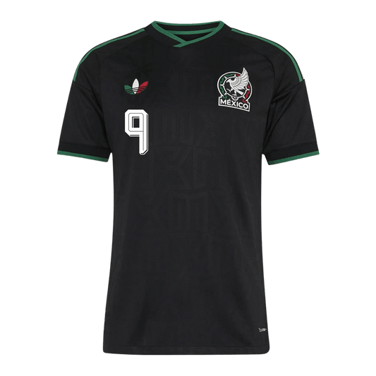 Mexiko Tröja RAÚL #9 2026 Tredje Autentisk Svart-1