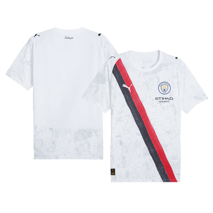 Manchester City Tröja 2025/26 Vit-11