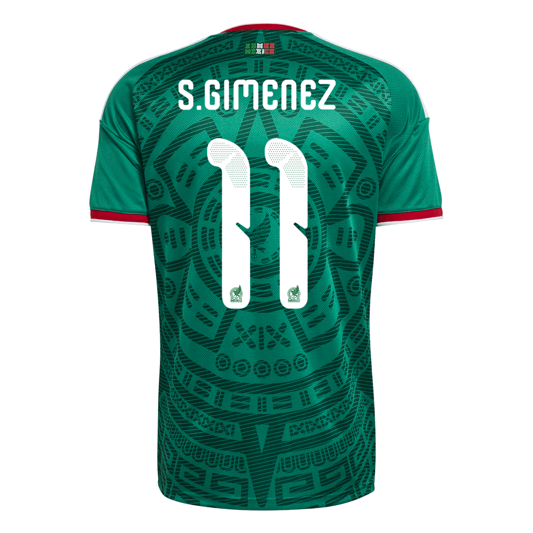 S.GIMENEZ #11 Mexiko Tröja 2026 Hemma Premium Grön