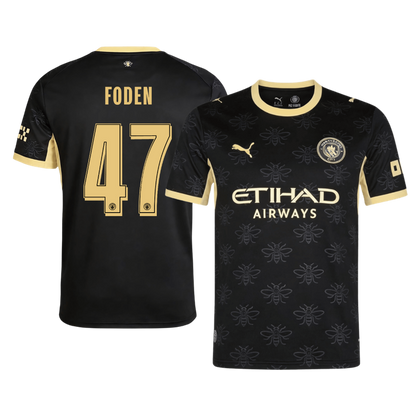 Manchester City Tröja FODEN #47 2026/27 Borta Svart - UCL
