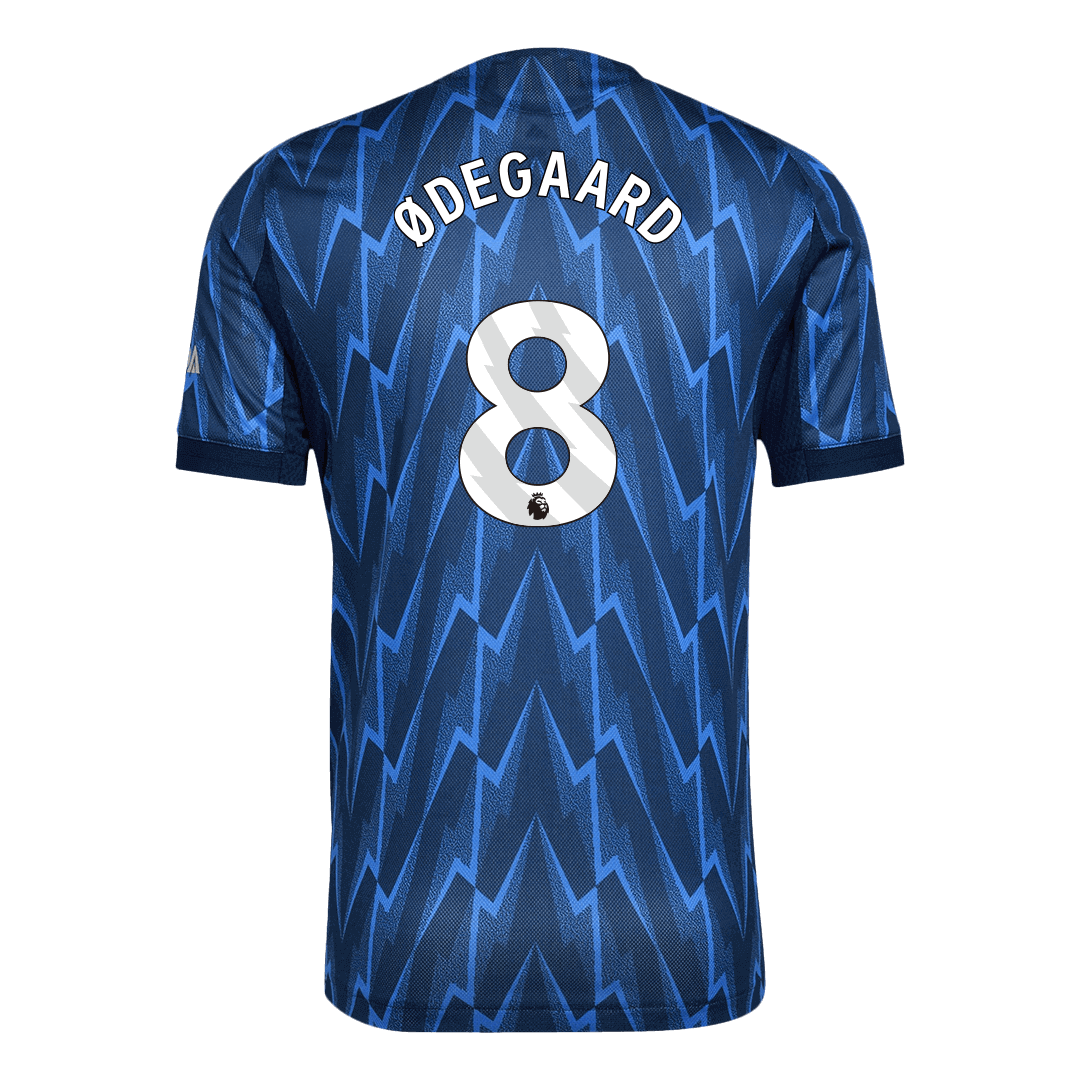 Arsenal Tröja ØDEGAARD #8 2025/26 Borta Blå-9