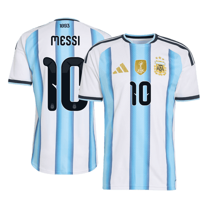 Argentina Tröja MESSI #10 2026 Hemma Autentisk Blå & Vit