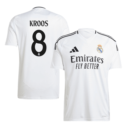 Real Madrid Tröja KROOS #8 2024/25 Hemma Vit