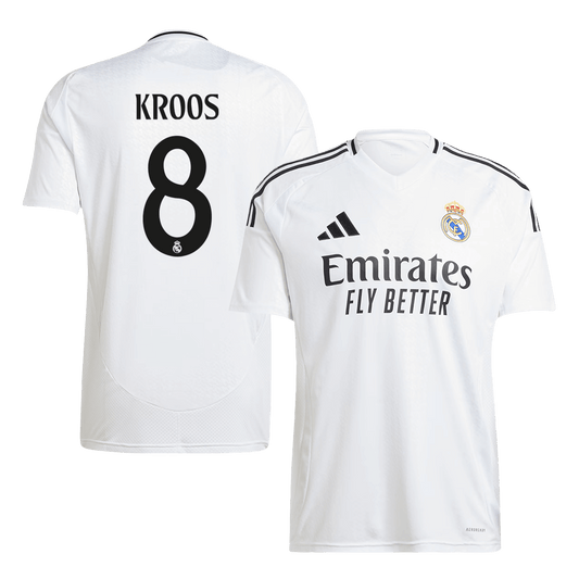 Real Madrid Tröja KROOS #8 2024/25 Hemma Vit