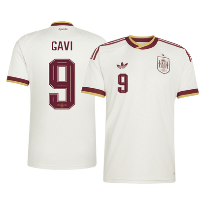 Spanien Tröja GAVI #9 2026 Borta Vit