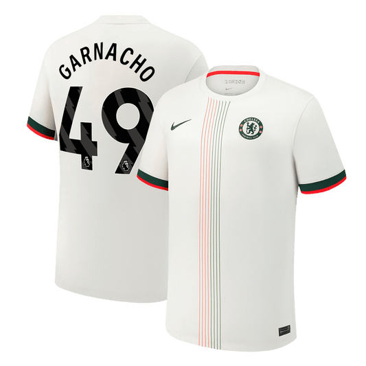 Chelsea Tröja GARNACHO #49 2025/26 Borta Vit