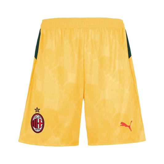 AC Milan Shorts 2025/26 Tredje Gul