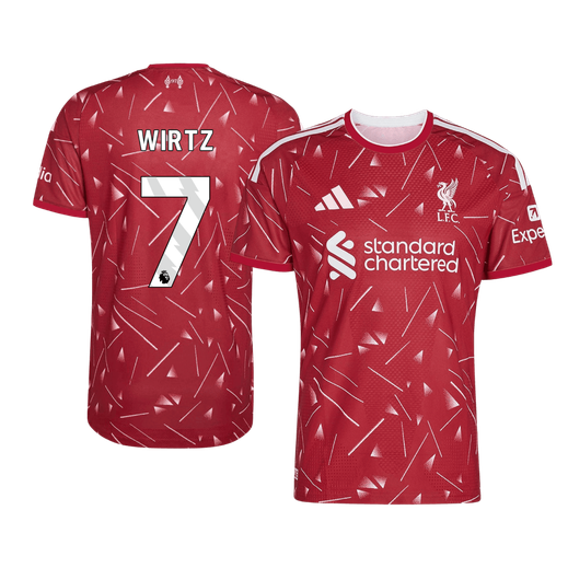 Liverpool Tröja WIRTZ #7 2026/27 Hemma Autentisk Röd