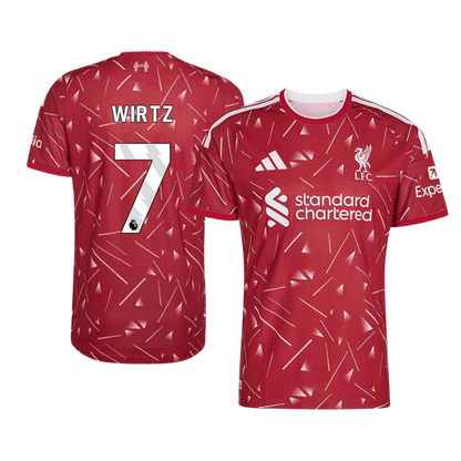 Liverpool Tröja WIRTZ #7 2026/27 Hemma Autentisk Röd