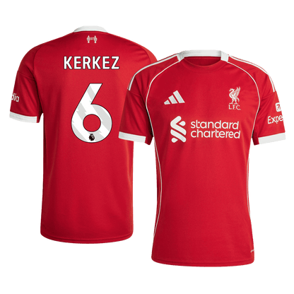 Liverpool Tröja KERKEZ #6 2025/26 Hemma Röd