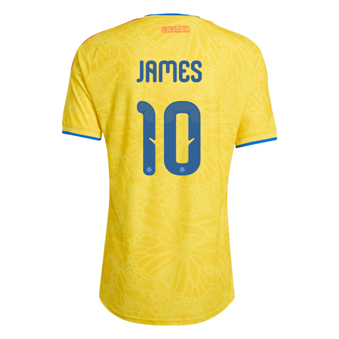 Colombia Tröja JAMES #10 2026 Hemma Autentisk Gul