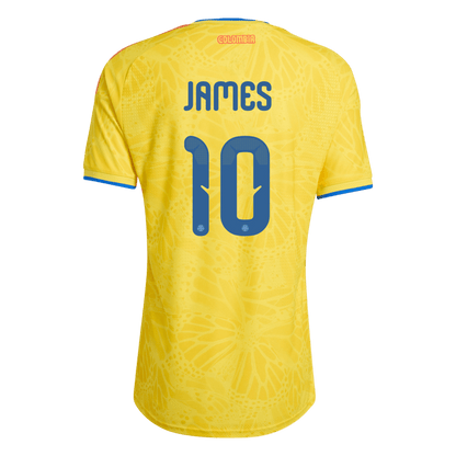 Colombia Tröja JAMES #10 2026 Hemma Autentisk Gul-2