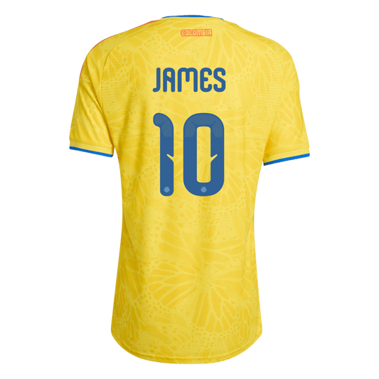 Colombia Tröja JAMES #10 2026 Hemma Autentisk Gul-1