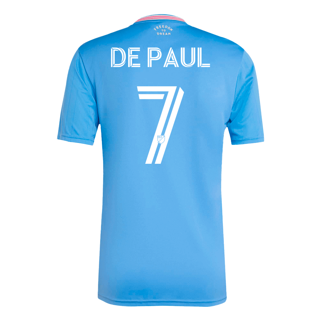 Inter Miami CF Tröja DE PAUL #7 2025 Tredje Blå