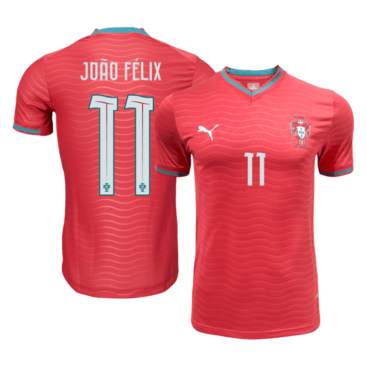Portugal Tröja JOÃO FÉLIX #11 2026 Hemma Autentisk Röd