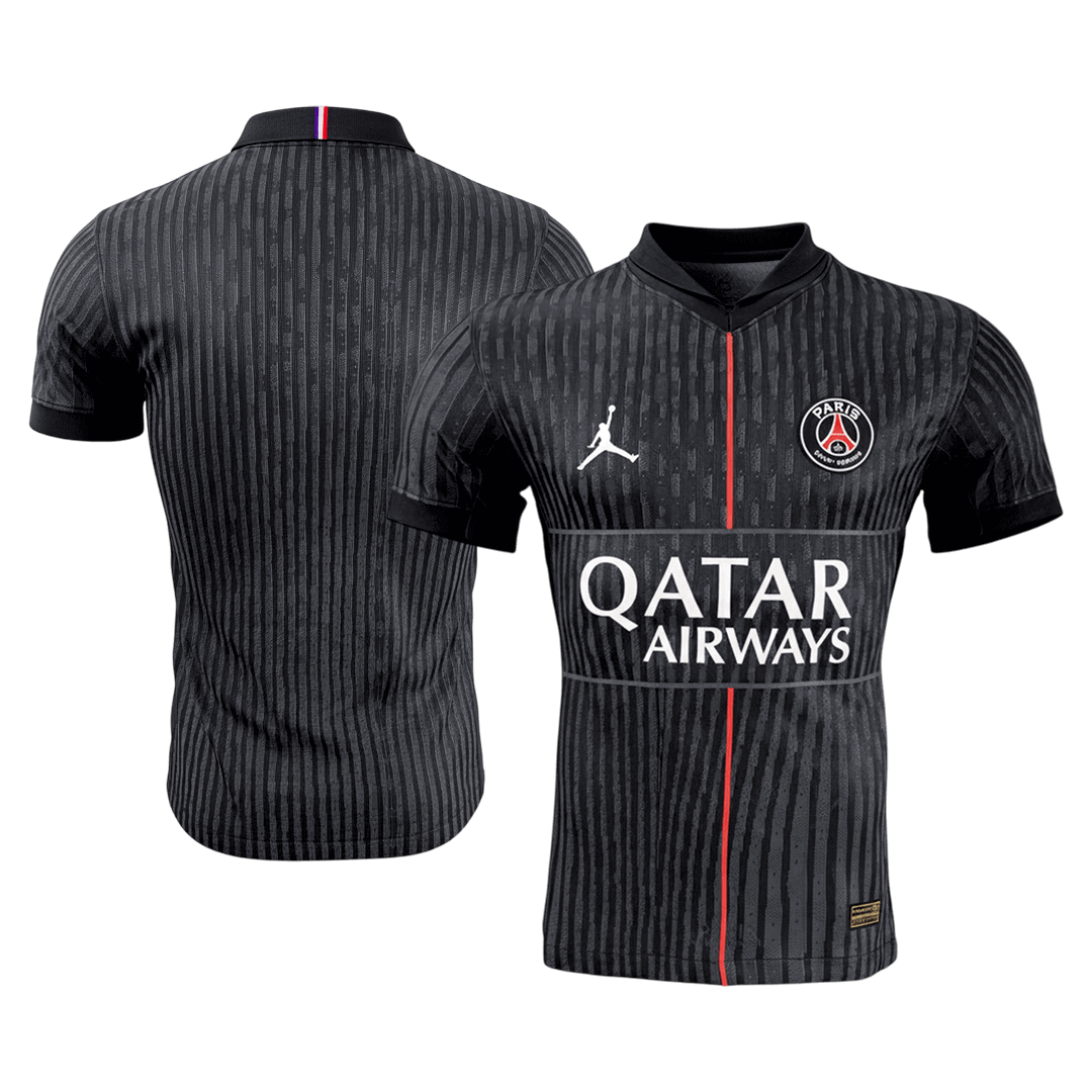 PSG Tröja 2025/26 Fourth Away Autentisk Svart-9