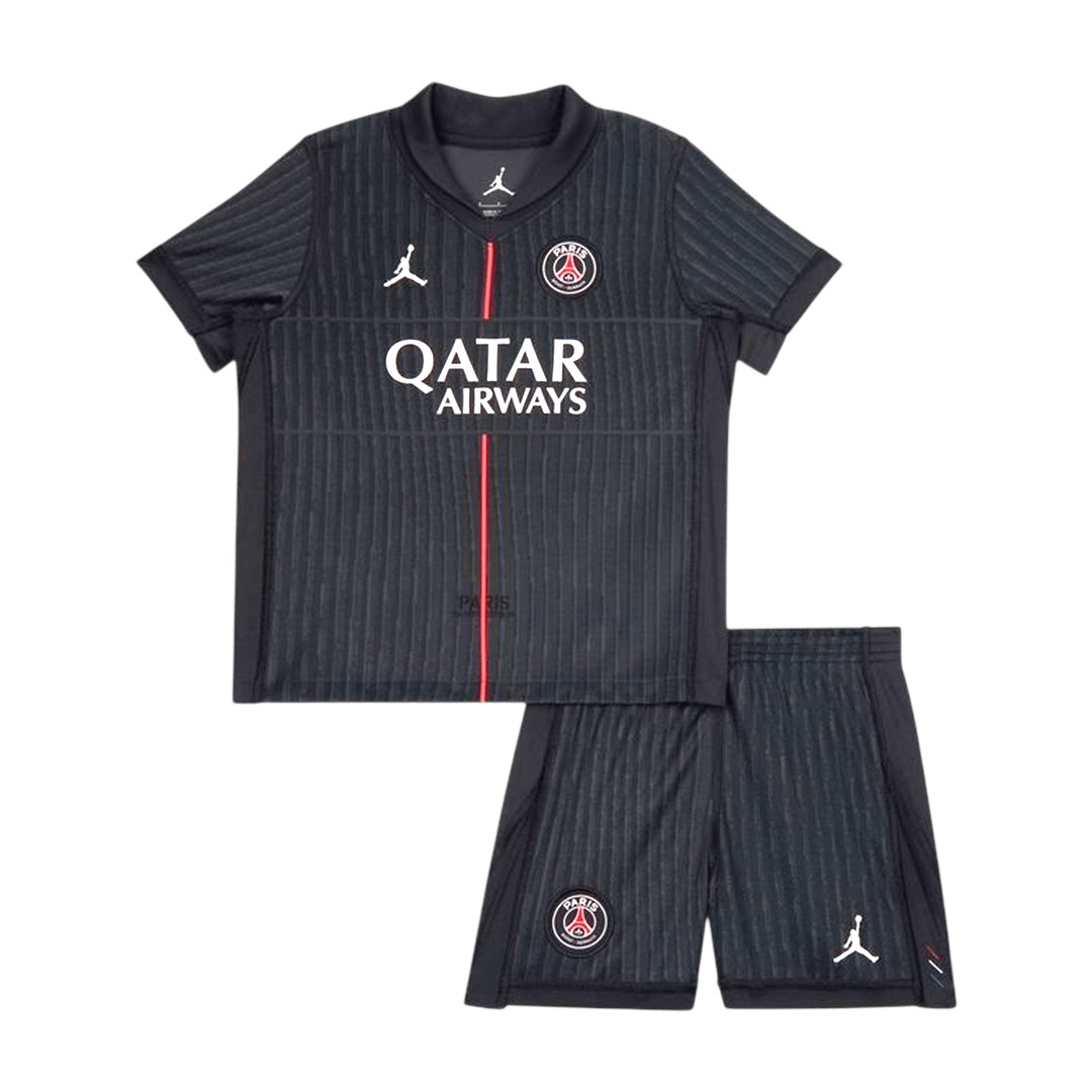 PSG Tröja 2025/26 Fourth Away Svart Barn