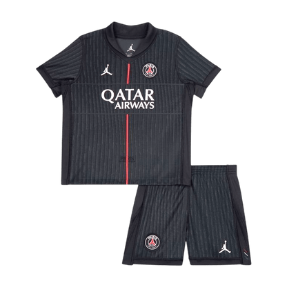 PSG Tröja 2025/26 Fourth Away Svart Barn