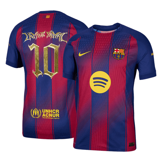 Barcelona Tröja LAMINE YAMAL #10 2025/26 Hemma Röd & Blå