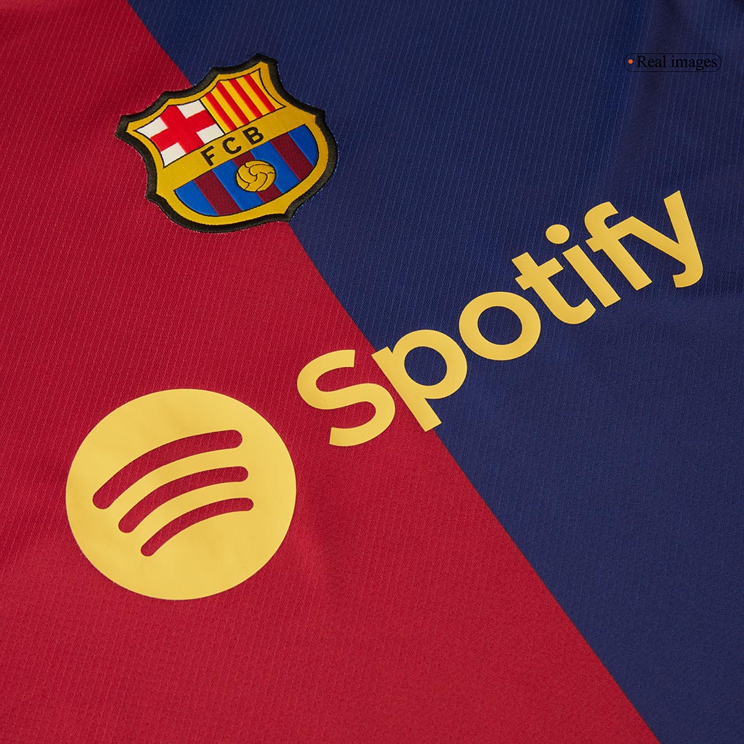 Barcelona Tröja LAMINE YAMAL #19 2024/25 Hemma Röd & Blå - UCL