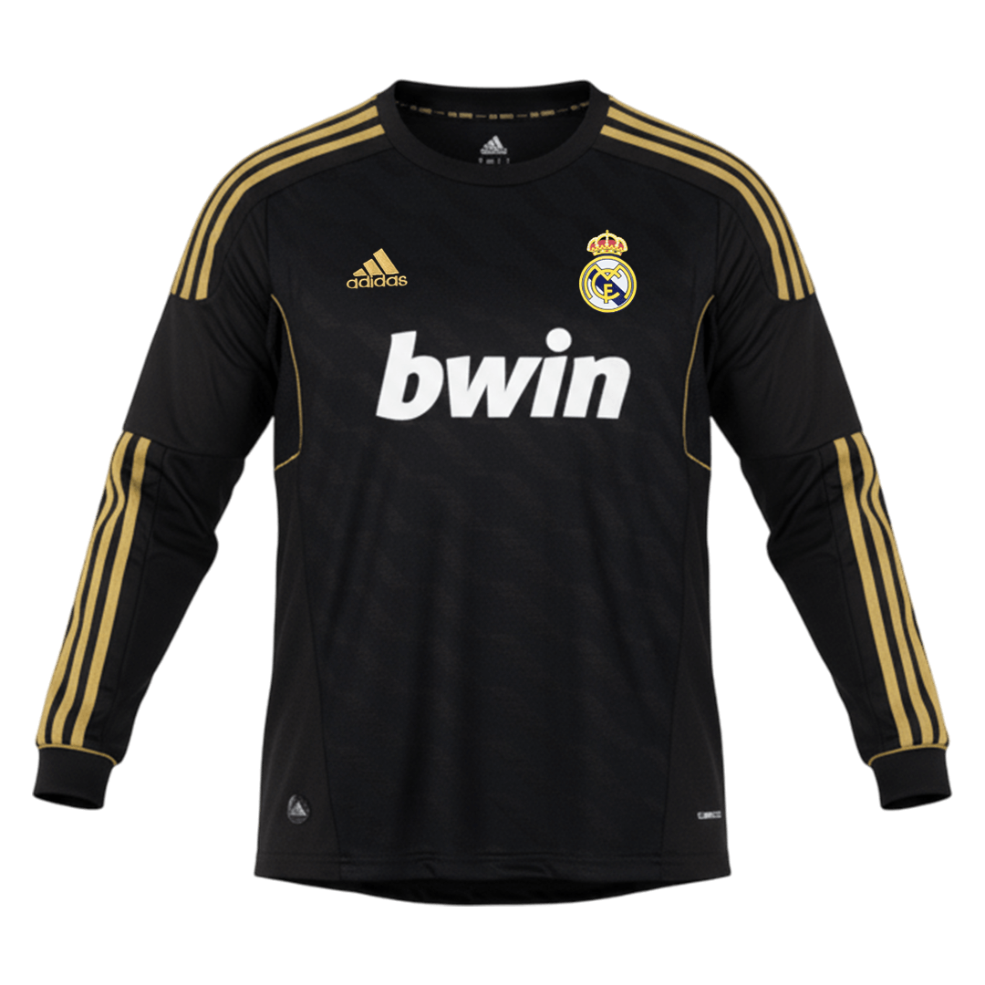 Real Madrid Bortatröja 2011/12 Retro Tröja
 Svart