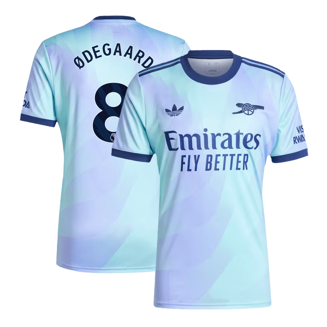 Arsenal Tröja ØDEGAARD #8 2024/25 Tredje Purple&Blue
