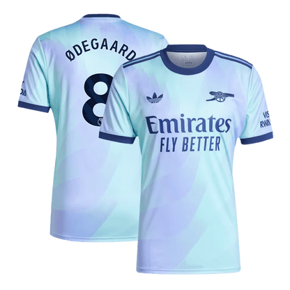 Arsenal Tröja ØDEGAARD #8 2024/25 Tredje Purple&Blue