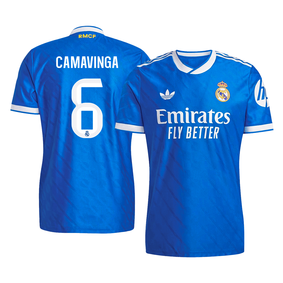 Real Madrid Tröja CAMAVINGA #6 2025/26 Tredje Blå