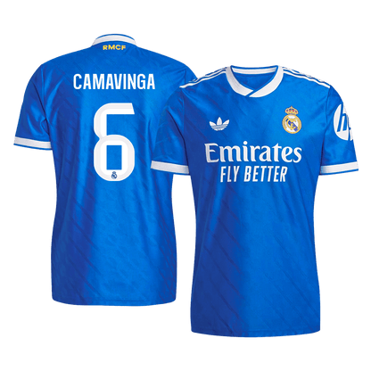 Real Madrid Tröja CAMAVINGA #6 2025/26 Tredje Blå