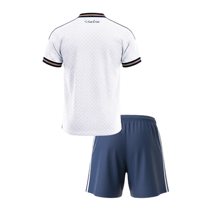 Italien Tröja 2026 Borta Vit Barn-11