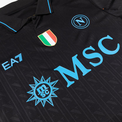 Napoli Tröja 2025/26 Tredje Svart-6