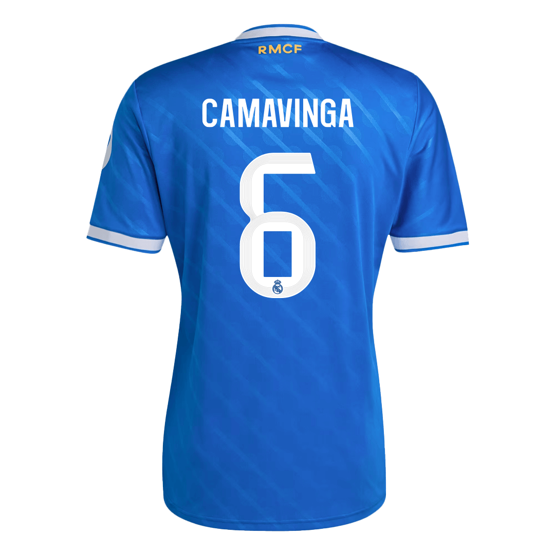 Real Madrid Tröja CAMAVINGA #6 2025/26 Tredje Blå-9