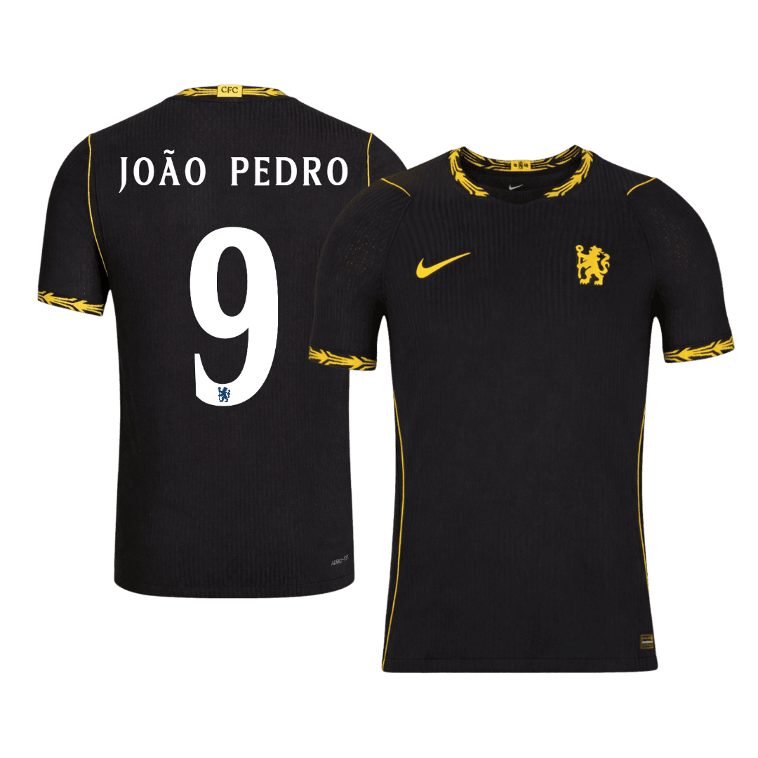 Chelsea Tröja JOÃO PEDRO #9 2026/27 Borta Autentisk Balck - UCL