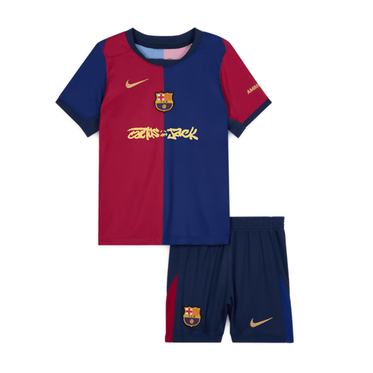Barcelona Tröja 2024/25 Hemma Röd & Blå Barn