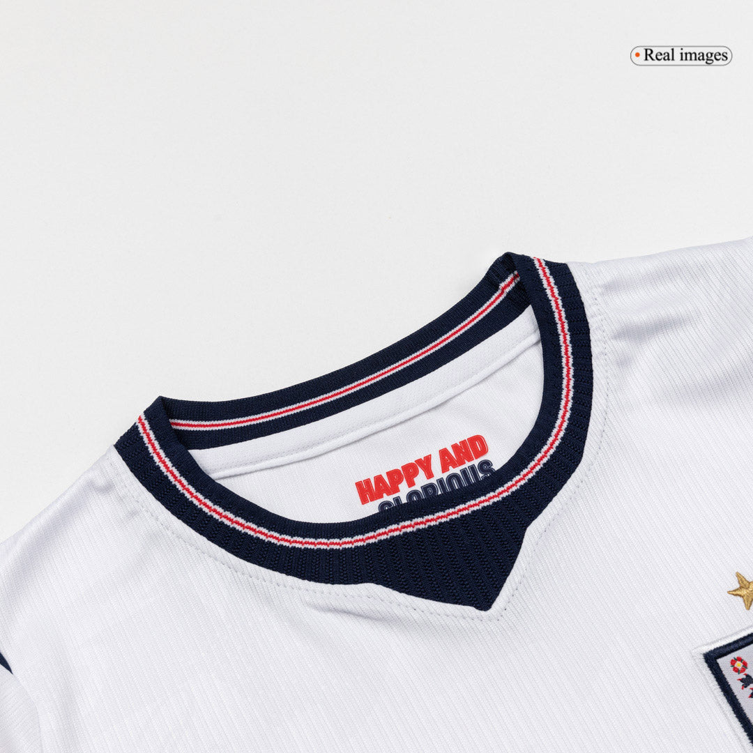 England Tröja 2026 Hemma Vit Barn-10