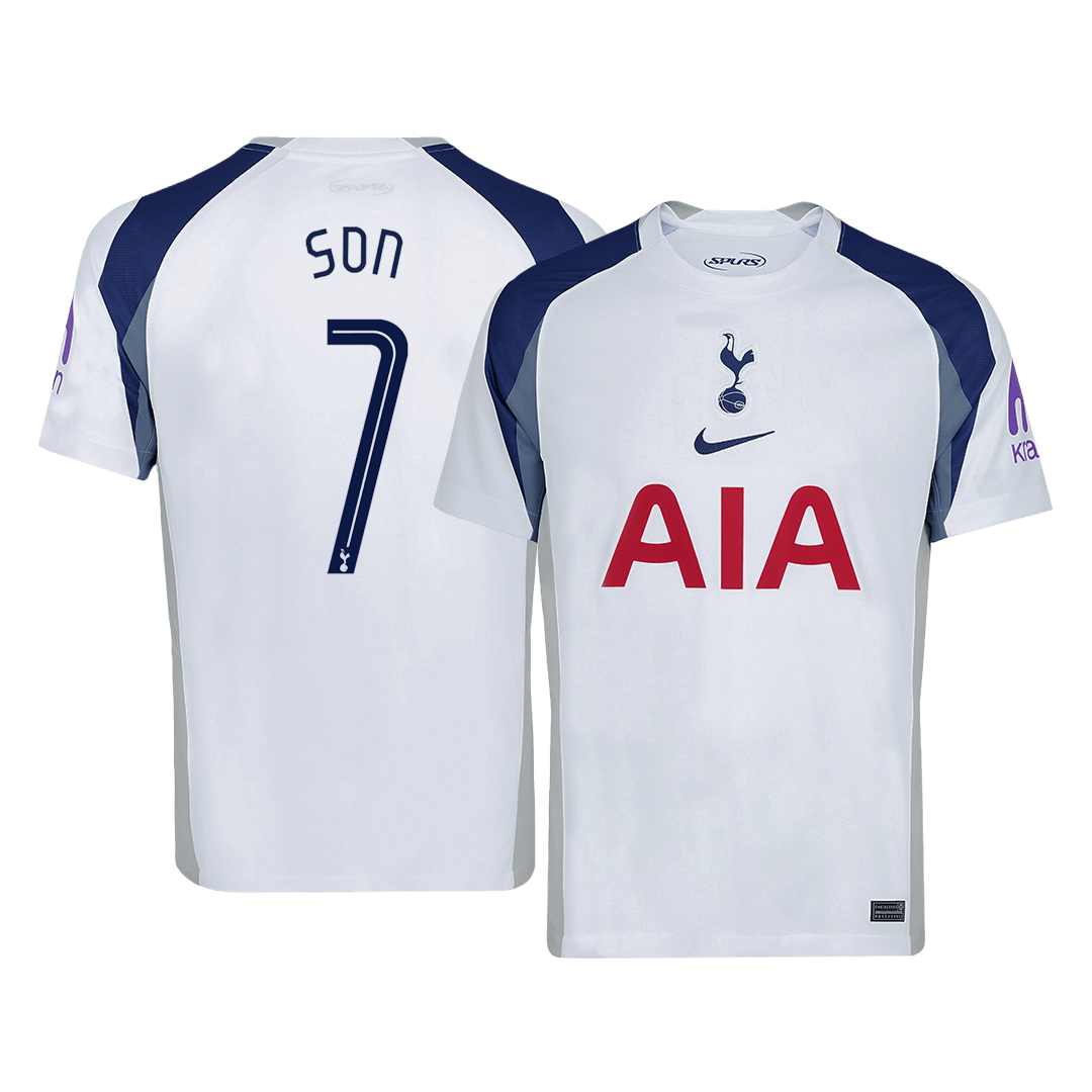 Tottenham Hotspur Tröja SON #7 2025/26 Hemma Vit - UCL