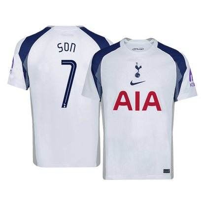 Tottenham Hotspur Tröja SON #7 2025/26 Hemma Vit - UCL