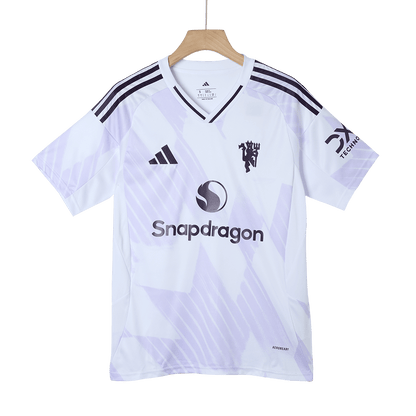 Manchester United Tröja 2025/26 Borta Vit-9