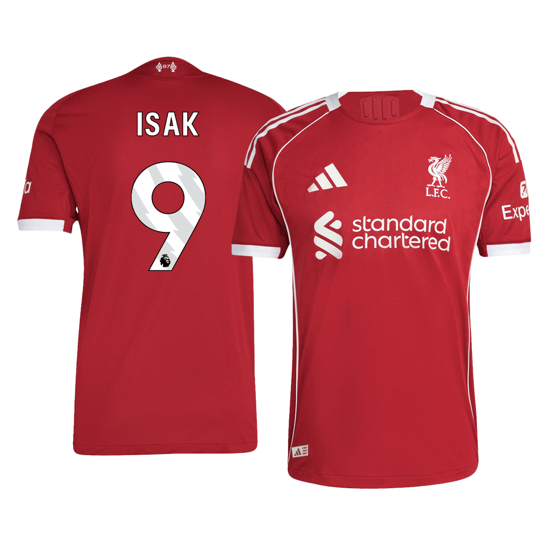 Liverpool Tröja ISAK #9 2025/26 Hemma Röd