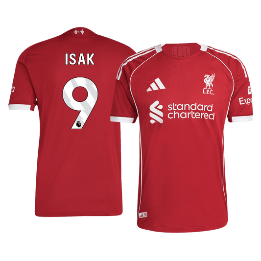 Liverpool Tröja ISAK #9 2025/26 Hemma Röd