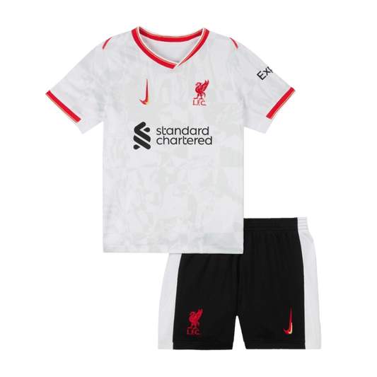 Liverpool Tröja 2024/25 Tredje Vit Barn
