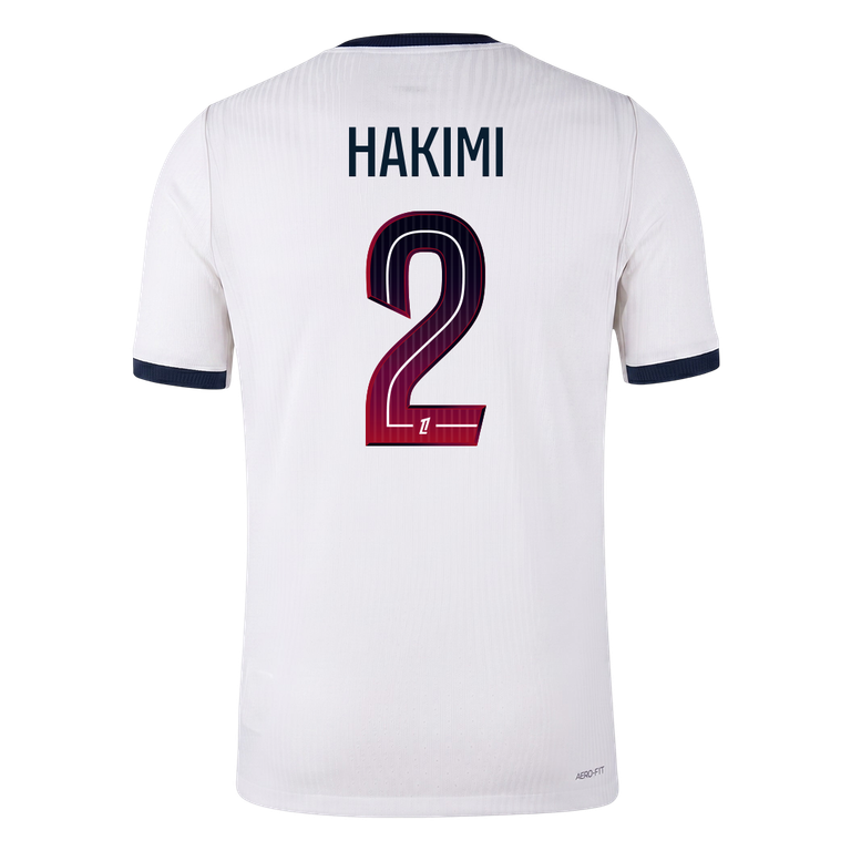 PSG Tröja HAKIMI #2 2026/27 Borta Autentisk Vit-3