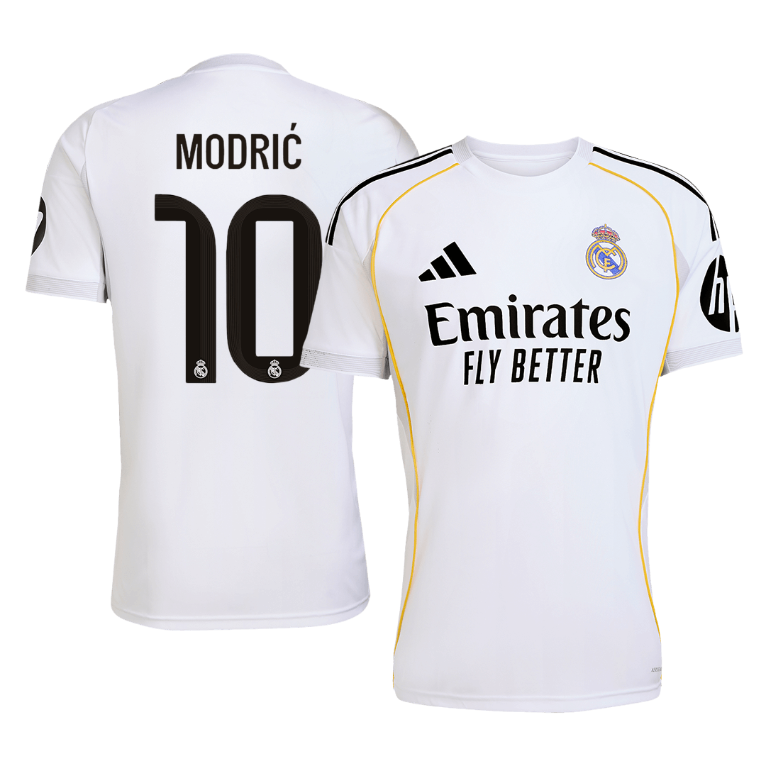 MODRIĆ #10 Real Madrid Tröja 2025/26 Hemma Premium Vit