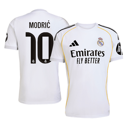 MODRIĆ #10 Real Madrid Tröja 2025/26 Hemma Premium Vit