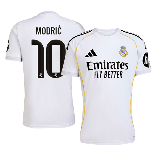 MODRIĆ #10 Real Madrid Tröja 2025/26 Hemma Premium Vit