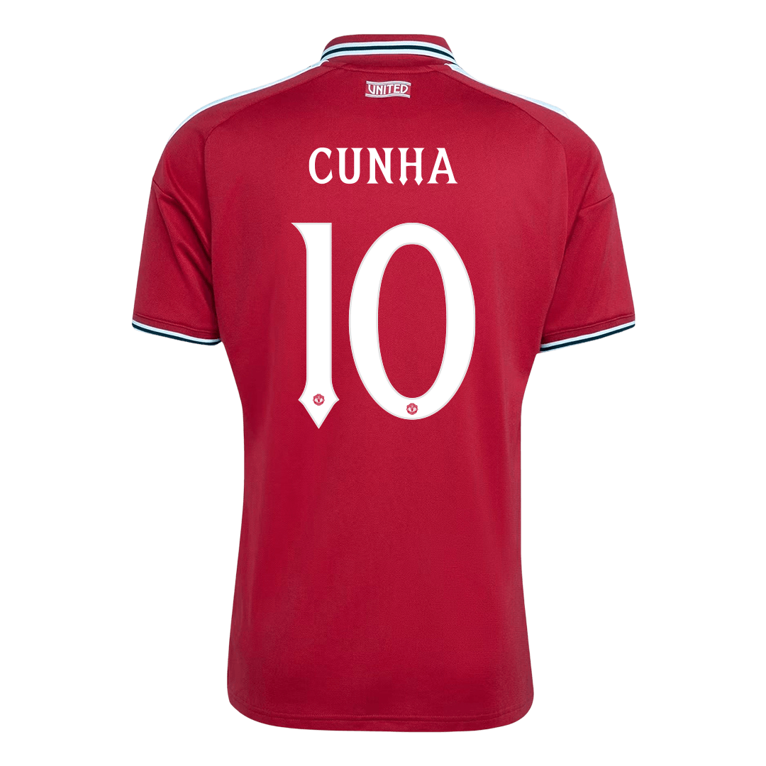 Manchester United Tröja CUNHA #10 2026/27 Hemma Röd - UCL