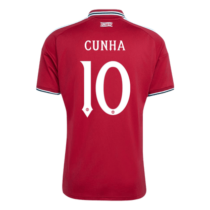 Manchester United Tröja CUNHA #10 2026/27 Hemma Röd - UCL-10