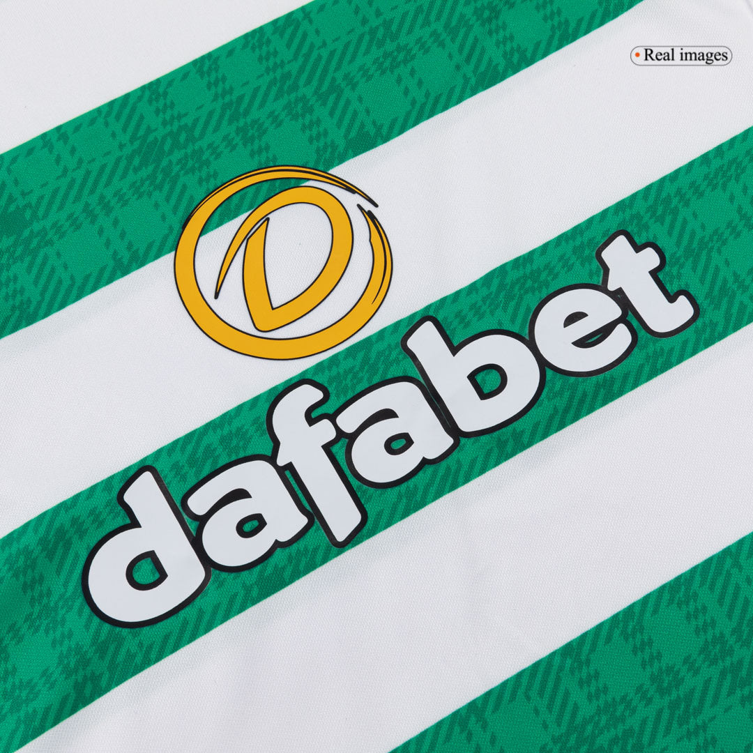 Celtic Tröja 2025/26 Hemma Green&White Barn-8