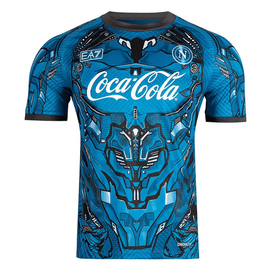 Napoli Tröja 2025/26 Före match Blå